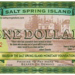 Salt Spring Dollar Bill